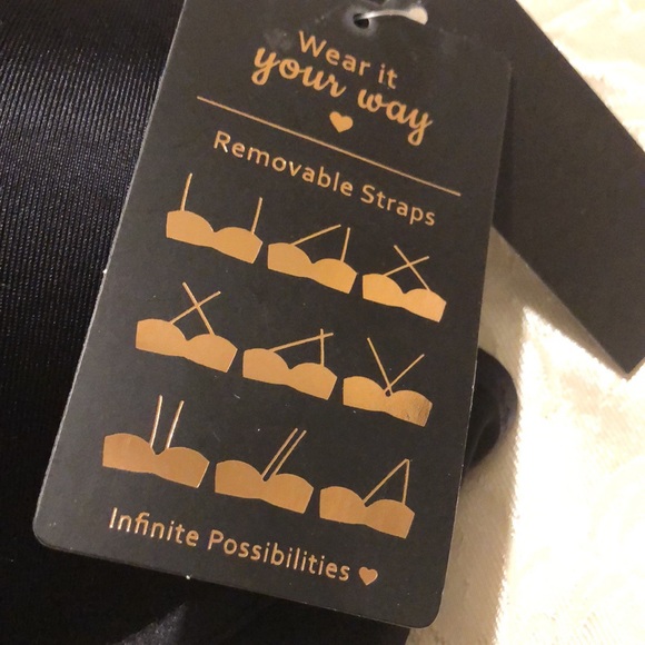 NWT YOUMITA BRA SIZE 34 B COLOR BLACK. - Picture 3 of 7